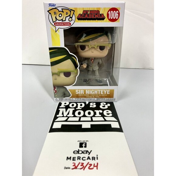 Funko Pop! My Hero Academia: Sir Nighteye 1006 Vinyl Figure With Damaged Box - Picture 1 of 11